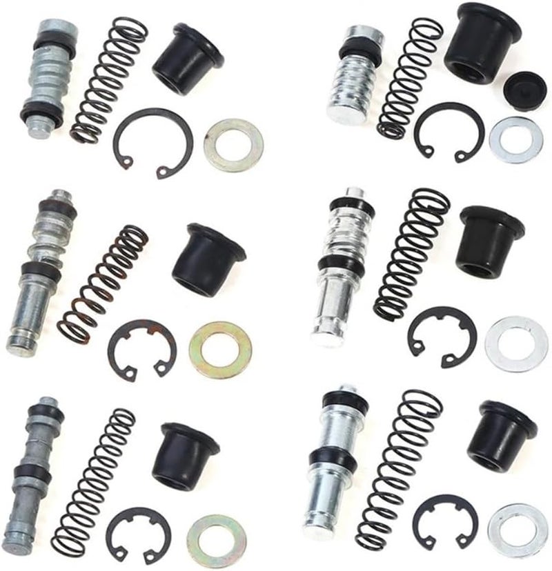 Motorcycle Clutch Brake Master Cylinder Piston Plunger Repair Kit Red 12 7mm - Image 1